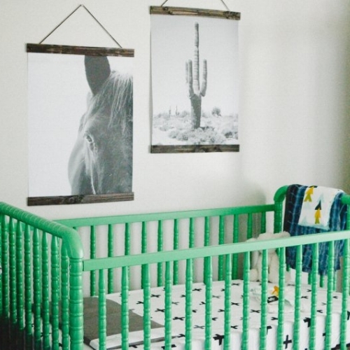 Emerald green crib hotsell
